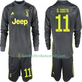 Fußballtrikots Juventus Turin D. Costa 11 Kinder 2018-2019 Langarm Ausweichtrikot kaufen